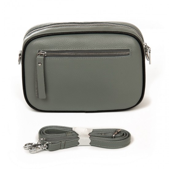 Женская сумочка из натуральной кожи ALEX RAI F-5507 зеленый