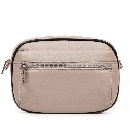 Женская сумочка из натуральной кожи ALEX RAI F-5507 светло-серый