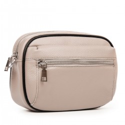 Женская сумочка из натуральной кожи ALEX RAI F-5507 светло-серый