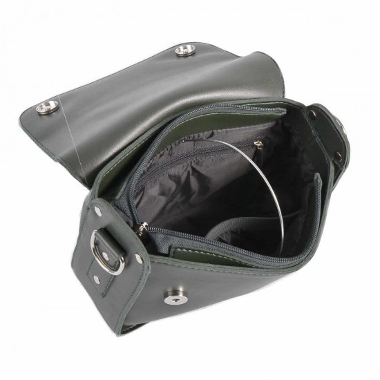 Жіноча сумочка LUCHERINO 696 темно-зелений