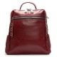 Рюкзак жіночий з натуральної шкіри ALEX RAI 8781-9 бордовий