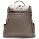 Рюкзак жіночий з натуральної шкіри ALEX RAI 8781-9 сірий