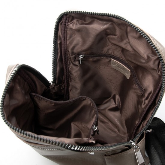 Рюкзак жіночий з натуральної шкіри ALEX RAI 8781-9 сірий