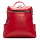 Рюкзак жіночий з натуральної шкіри ALEX RAI 8781-9 червоний