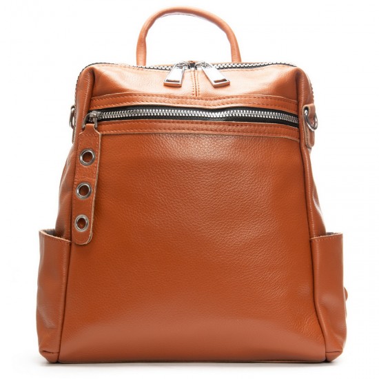 Рюкзак жіночий з натуральної шкіри ALEX RAI 8781-9 коричневий