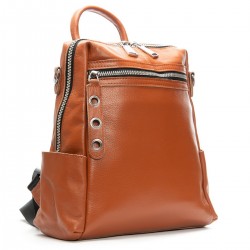 Рюкзак жіночий з натуральної шкіри ALEX RAI 8781-9 коричневий