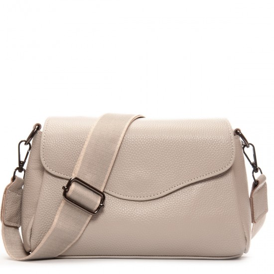 Жіноча сумка з натуральної шкіри ALEX RAI 99118 бежевий