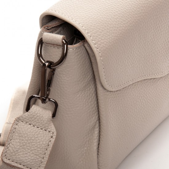 Жіноча сумка з натуральної шкіри ALEX RAI 99118 бежевий