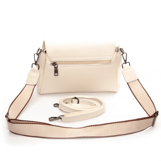 Жіноча сумка з натуральної шкіри ALEX RAI 99118 білий