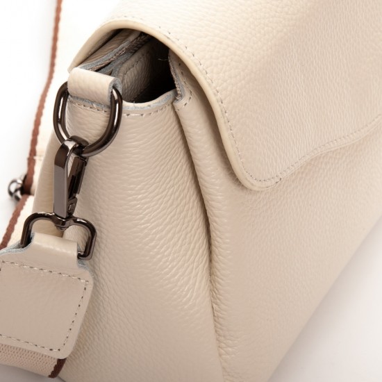 Жіноча сумка з натуральної шкіри ALEX RAI 99118 білий