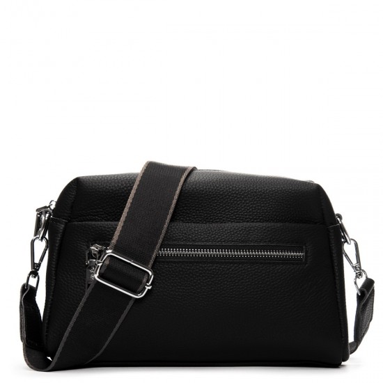 Жіноча сумочка з натуральної шкіри ALEX RAI 99122 чорний