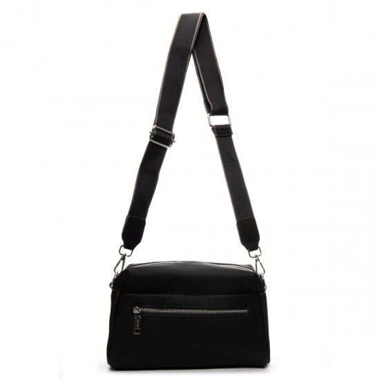 Жіноча сумочка з натуральної шкіри ALEX RAI 99122 чорний