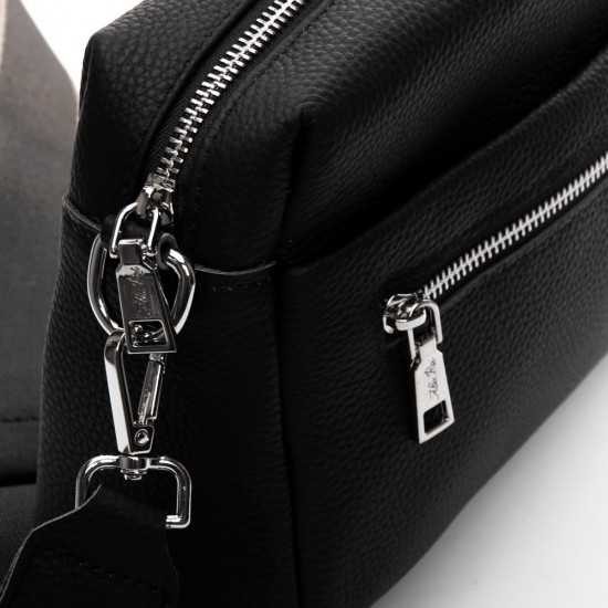 Жіноча сумочка з натуральної шкіри ALEX RAI 99122 чорний