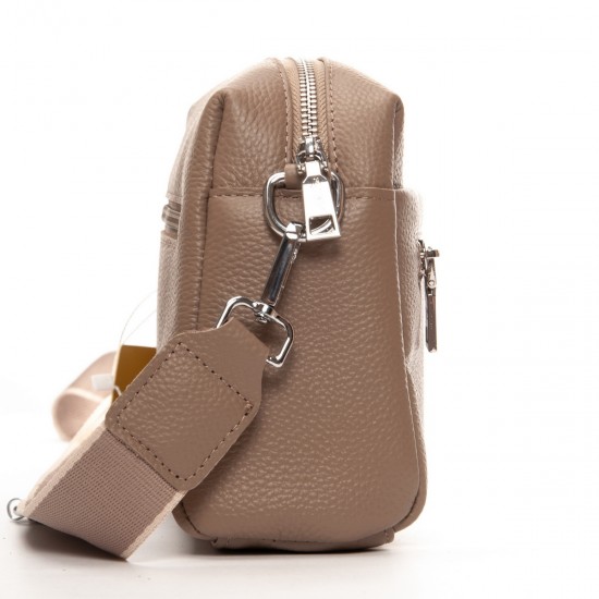 Жіноча сумочка з натуральної шкіри ALEX RAI 99122 хакі