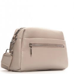 Жіноча сумочка з натуральної шкіри ALEX RAI 99122 бежевий