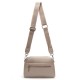 Жіноча сумочка з натуральної шкіри ALEX RAI 99122 бежевий