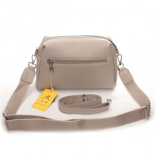 Жіноча сумочка з натуральної шкіри ALEX RAI 99122 бежевий