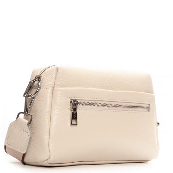 Жіноча сумочка з натуральної шкіри ALEX RAI 99122 білий