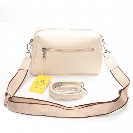 Жіноча сумочка з натуральної шкіри ALEX RAI 99122 білий