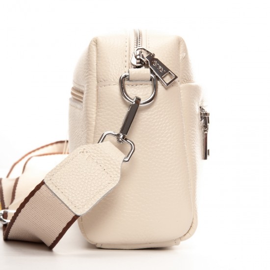 Жіноча сумочка з натуральної шкіри ALEX RAI 99122 білий