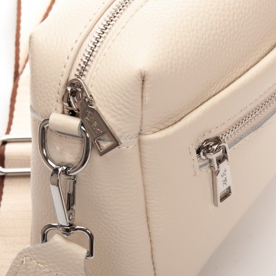 Жіноча сумочка з натуральної шкіри ALEX RAI 99122 білий