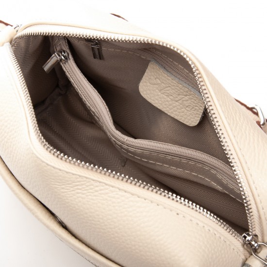 Жіноча сумочка з натуральної шкіри ALEX RAI 99122 білий