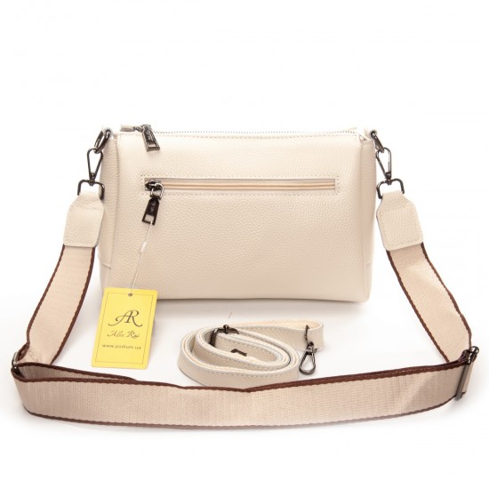 Жіноча сумочка з натуральної шкіри ALEX RAI 99105-2 білий