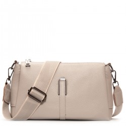 Жіноча сумочка з натуральної шкіри ALEX RAI 99105-2 бежевий