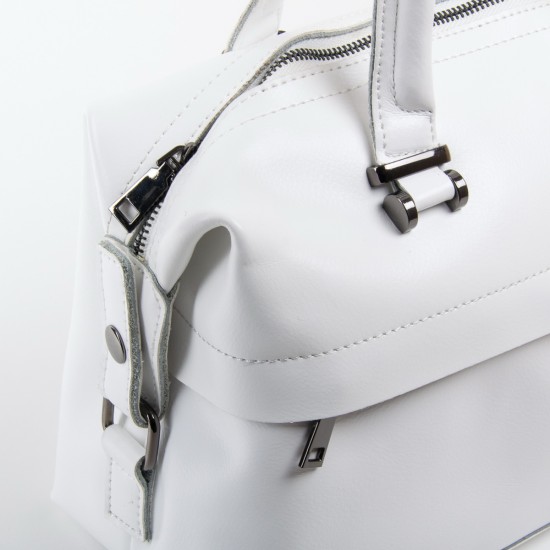 Жіноча сумка з натуральної шкіри ALEX RAI P1532 білий