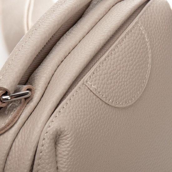 Жіноча сумочка з натуральної шкіри ALEX RAI 99125 бежевий