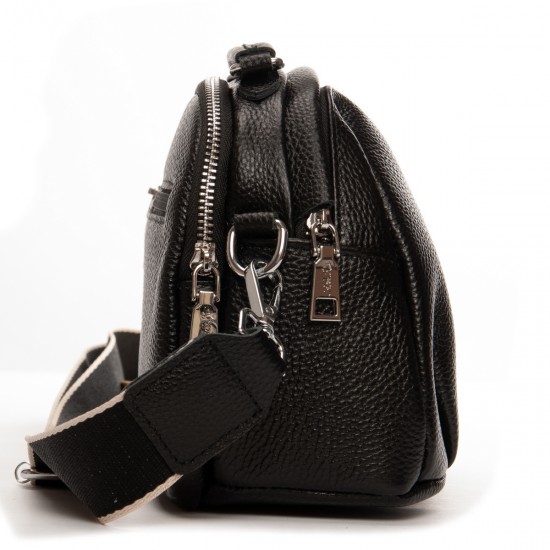 Жіноча сумочка з натуральної шкіри ALEX RAI 99125 чорний