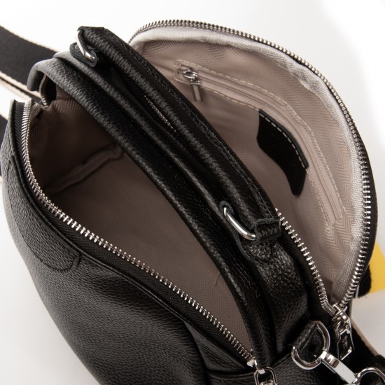 Жіноча сумочка з натуральної шкіри ALEX RAI 99125 чорний