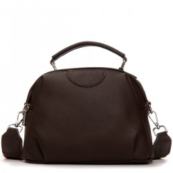 Жіноча сумочка з натуральної шкіри ALEX RAI 99125 кавовий