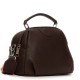 Жіноча сумочка з натуральної шкіри ALEX RAI 99125 кавовий