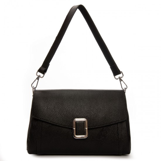 Жіноча сумочка з натуральної шкіри ALEX RAI 93055 чорний