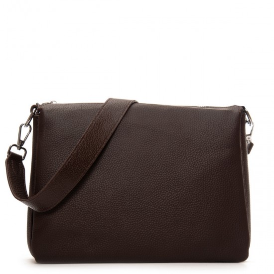Жіноча сумка з натуральної шкіри ALEX RAI 2087 кавовий