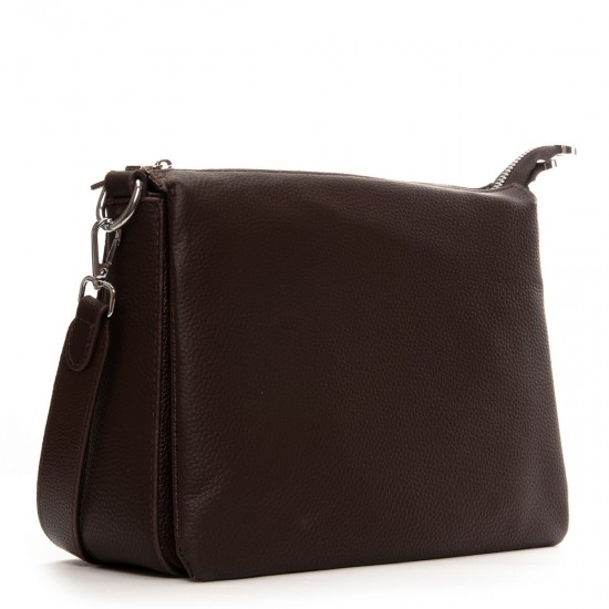 Жіноча сумка з натуральної шкіри ALEX RAI 2087 кавовий