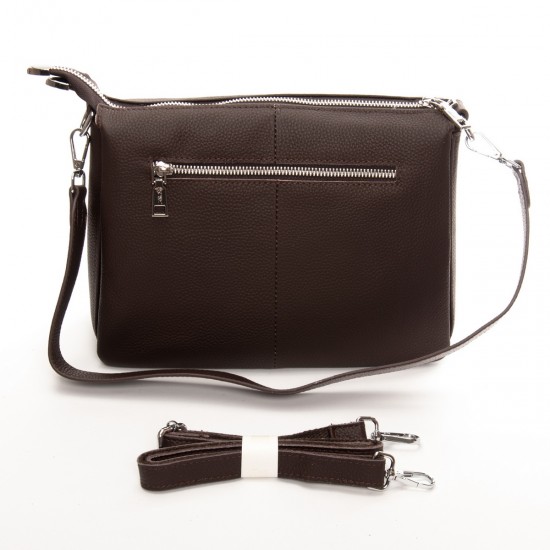 Жіноча сумка з натуральної шкіри ALEX RAI 2087 кавовий