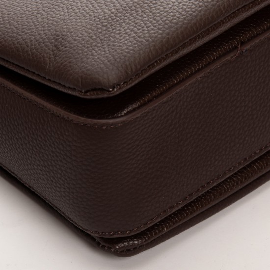 Жіноча сумка з натуральної шкіри ALEX RAI 2087 кавовий