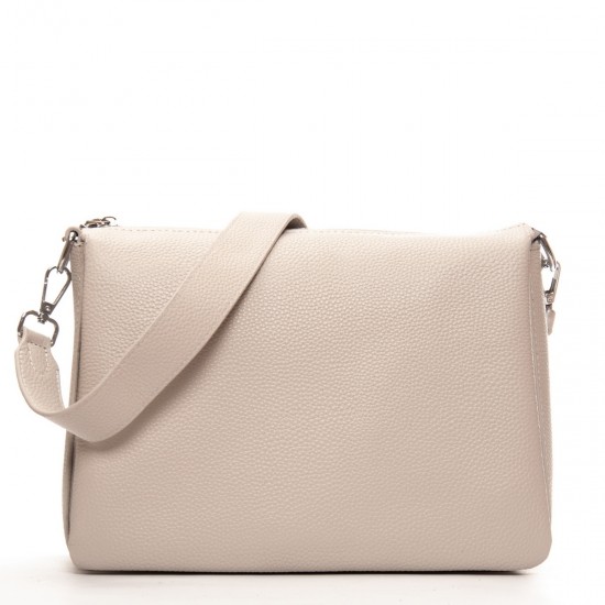 Жіноча сумка з натуральної шкіри ALEX RAI 2087 бежевий