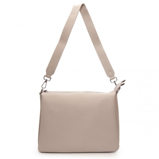 Жіноча сумка з натуральної шкіри ALEX RAI 2087 бежевий