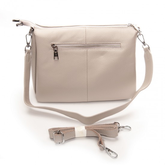 Жіноча сумка з натуральної шкіри ALEX RAI 2087 бежевий