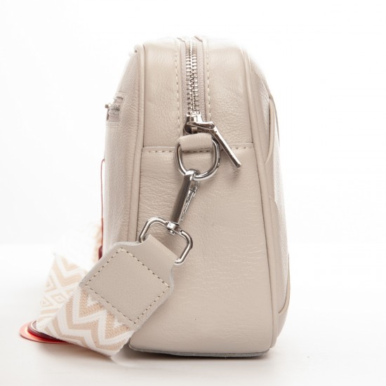 Жіноча сумка з натуральної шкіри ALEX RAI 6616 бежевий