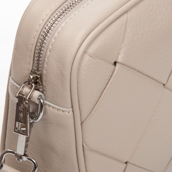 Жіноча сумка з натуральної шкіри ALEX RAI 6616 бежевий