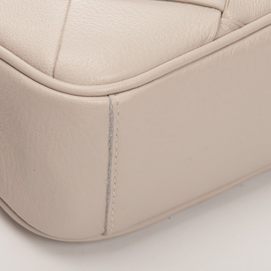 Жіноча сумка з натуральної шкіри ALEX RAI 6616 бежевий