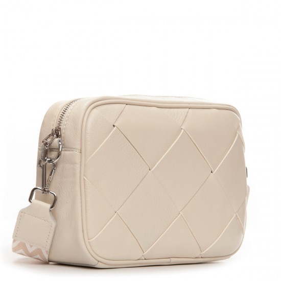 Жіноча сумка з натуральної шкіри ALEX RAI 6616 білий