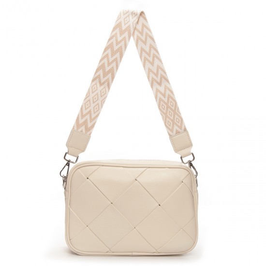 Жіноча сумка з натуральної шкіри ALEX RAI 6616 білий