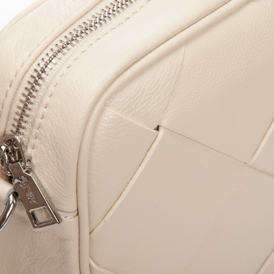 Жіноча сумка з натуральної шкіри ALEX RAI 6616 білий