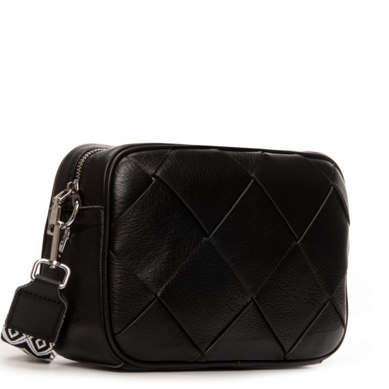 Жіноча сумка з натуральної шкіри ALEX RAI 6616 чорний