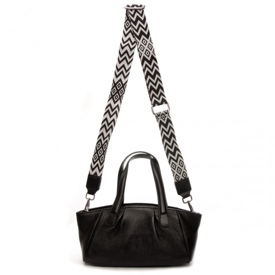 Жіноча сумка з натуральної шкіри ALEX RAI 5011 чорний